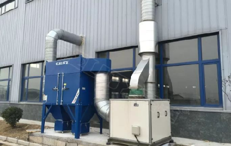 聚英焊接煙塵凈化設備--集中式煙塵凈化器(分體式機組)