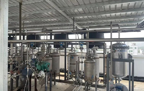 聚英案例 | 生物樹脂吸附罐配套生產安裝項目